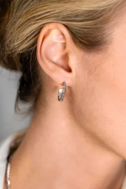 Outlet Zinzi zilveren oorsieraden met figaro schakels 17x3mm ZIO2291