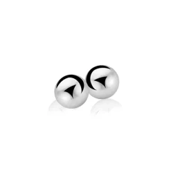 Discount Zinzi zilveren oorstekers glad bol 5mm ZIO807