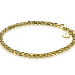 Discount Zinzi zilveren palmier armband geel verguld 3,5mm ZIA1260G