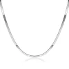 Sale Zinzi zilveren platte slangen-ketting 45cm 3,5mm breed ZIC2292