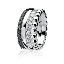 New Zinzi zilveren ring glad 2mm ZIR828