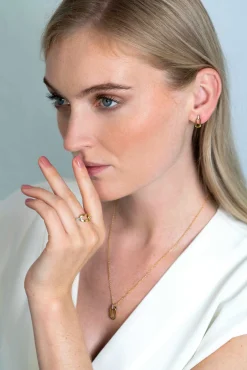 New Zinzi zilveren ring ovaalvorm met witte zirconia's ZIR2248
