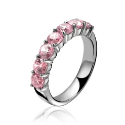 Sale Zinzi zilveren ring roze ZIR1000R
