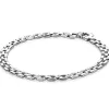 New Zinzi zilveren rolexstyle schakelarmband 5mm breed 19cm ZIA2149