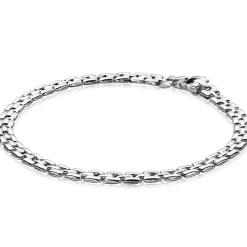 Online Zinzi zilveren rolexstyle schakelarmband 4mm breed 18,5cm ZIA2148