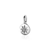 Zinzi zilveren ronde hanger zonnetje ZIH2068 (zonder collier)