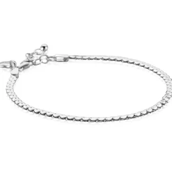Clearance Zinzi zilveren schakel armband 3mm breed 18-21cm ZIA2647