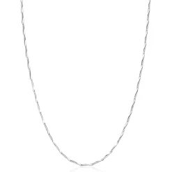 Best Zinzi zilveren schakel ketting met glinsterende pijlvormige schakels 1,5mm breed 42-45cm ZIC2414