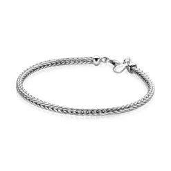Sale Zinzi zilveren schakelarmband vossenstaart 3.0mm breed ZIA1124