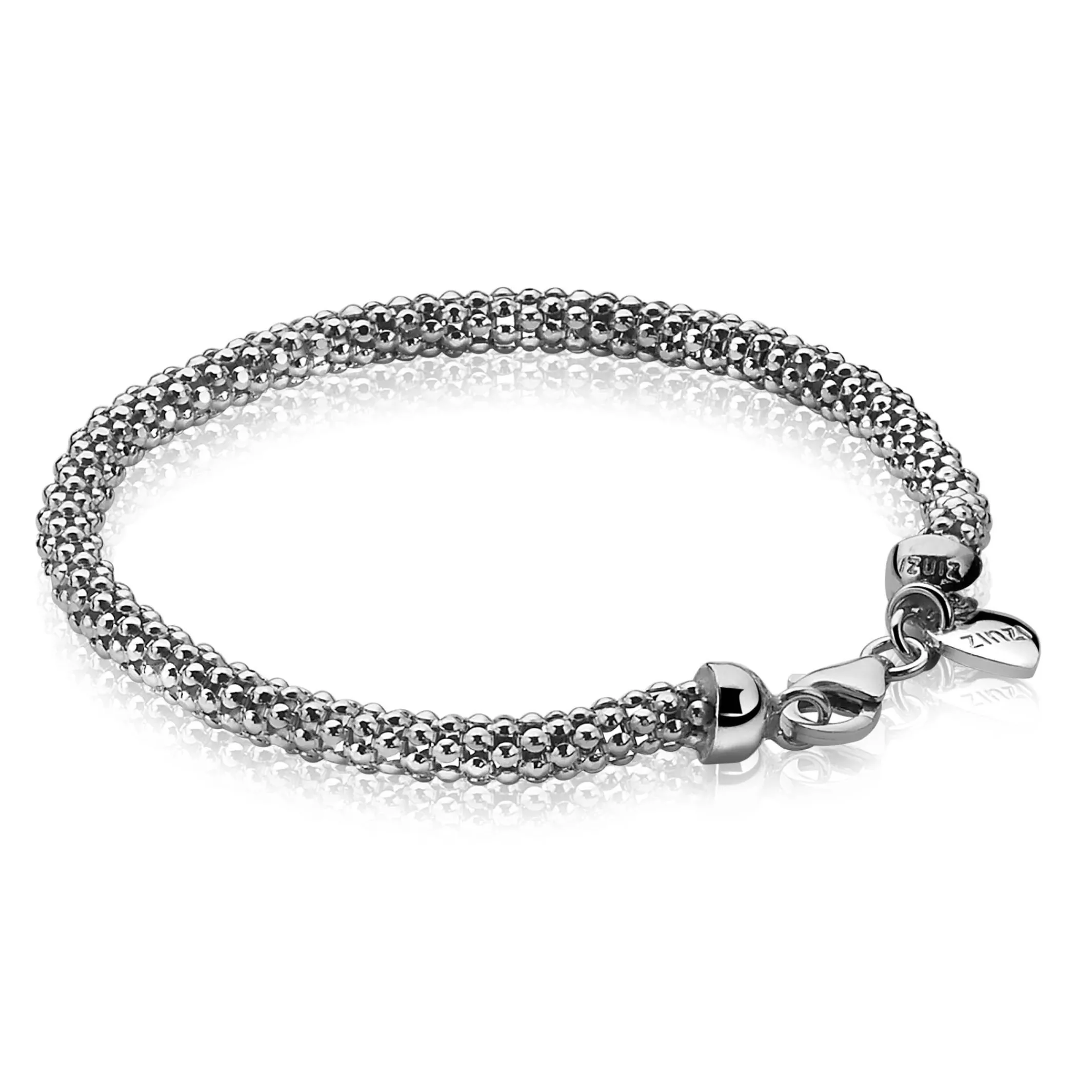 New Zinzi zilveren schakelarmband 4,5mm breed 19cm ZIA1057