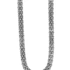 Outlet Zinzi zilveren schakelketting 4,5mm breed 45cm ZIC1057