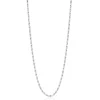Outlet Zinzi zilveren scroll schakelketting, waarbij de schakels een dubbele krul/kronkeling maken 42-45cm ZIC2479