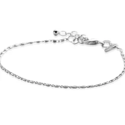New Zinzi zilveren scroll schakel armband (1,6mm breed) waarbij de schakels een dubbele krul/kronkeling maken 17-20cm ZIA2479
