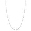 Zinzi zilveren slangen-ketting met vierkant geslepen schakels en 40 verfijnde glanzende bolletjes (2,5mm breed) 43-45cm ZIC2471